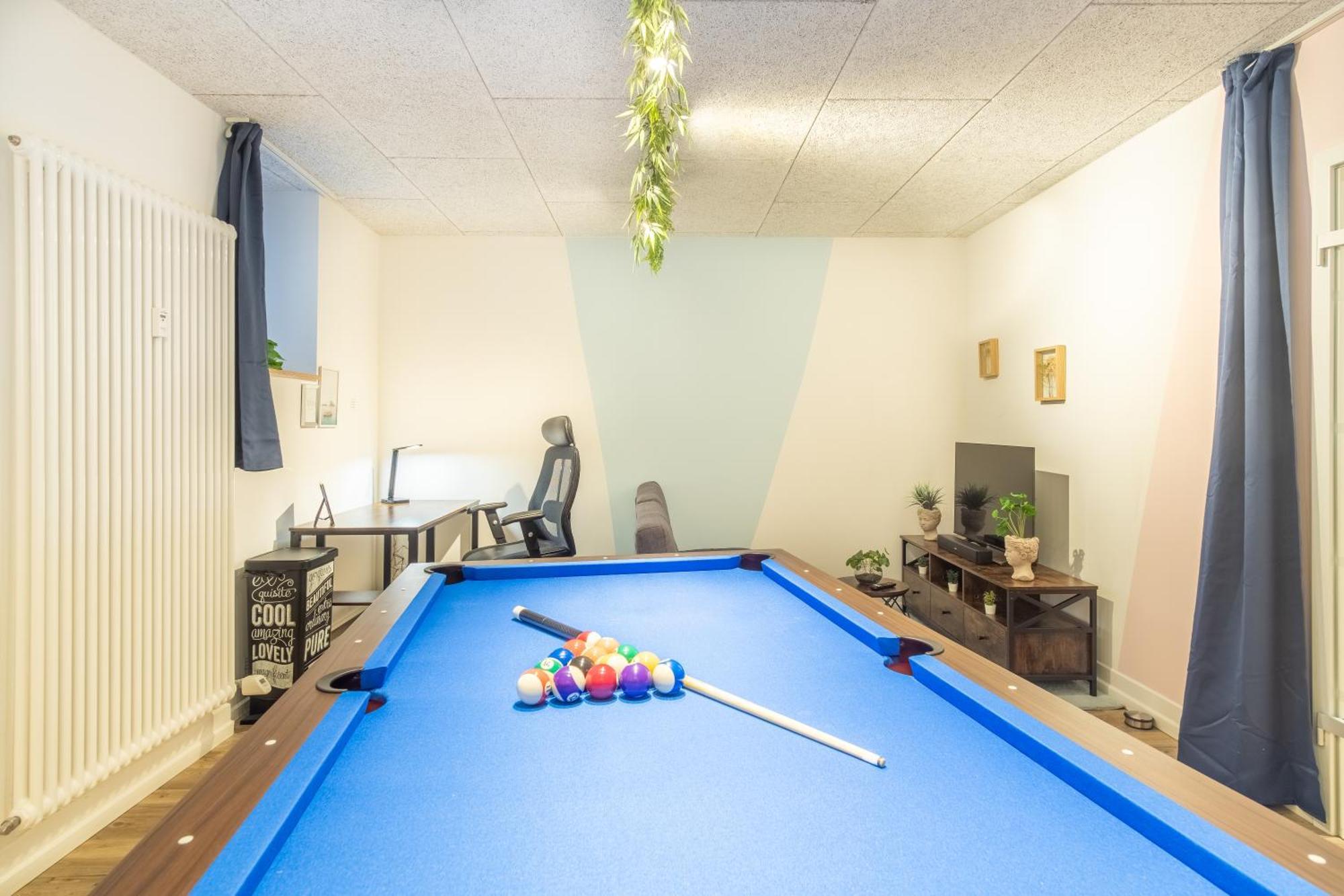 Pool Table Heaven, Workstation, 4K Tv, Netflix Apartment Лайпциг Екстериор снимка
