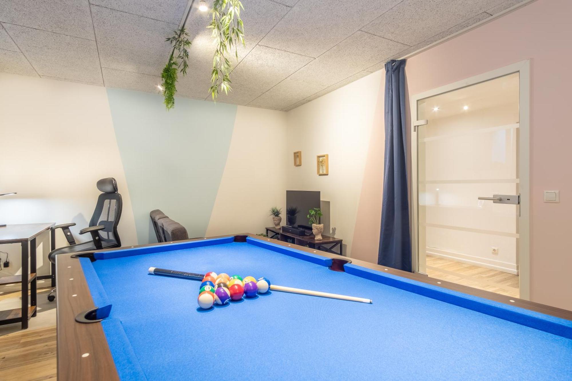 Pool Table Heaven, Workstation, 4K Tv, Netflix Apartment Лайпциг Екстериор снимка